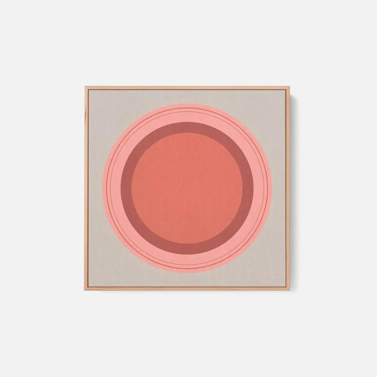 Floater Frame Circle II-Canvas Wall Art-New Visual Things