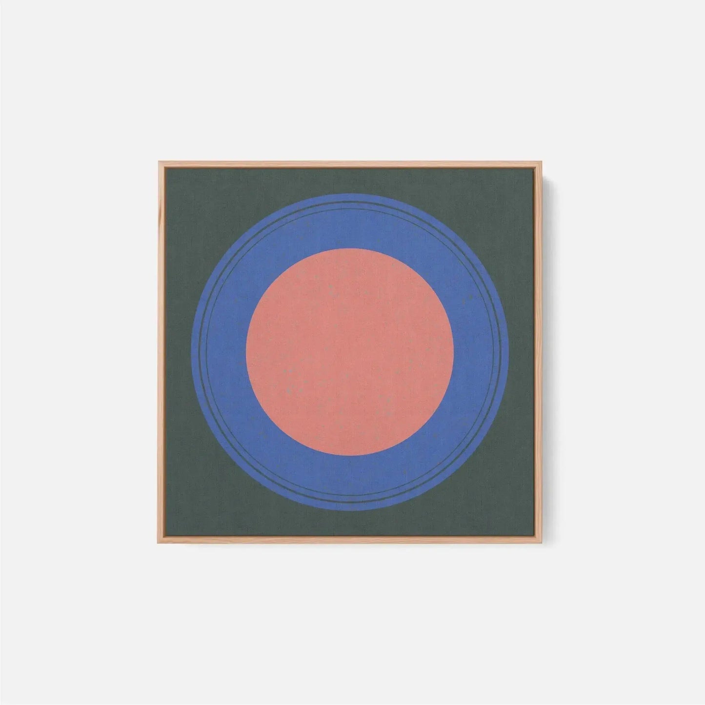 Floater Frame Circle V-Canvas Wall Art-New Visual Things