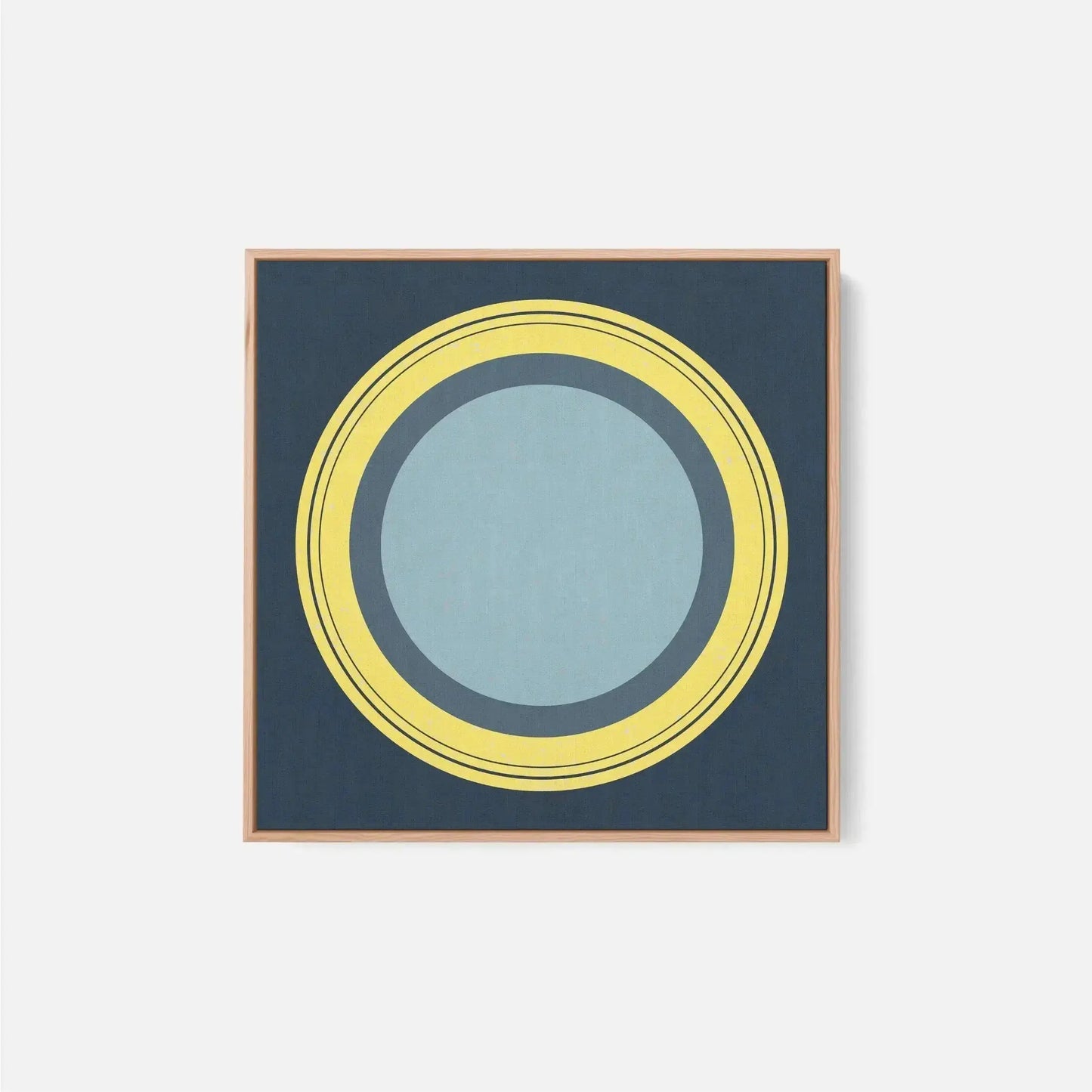 Floater Frame Circle VIII-Canvas Wall Art-New Visual Things
