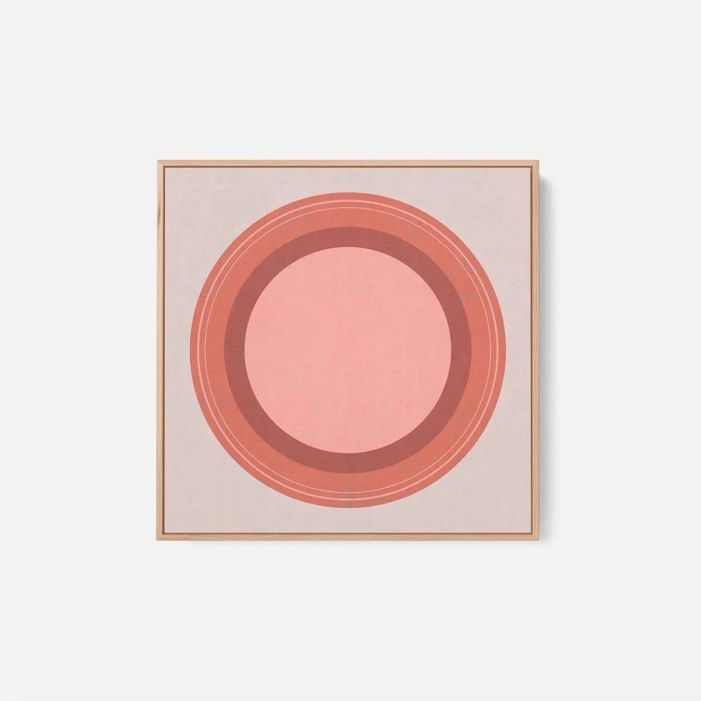 Floater Frame Circle XIV-Canvas Wall Art-New Visual Things