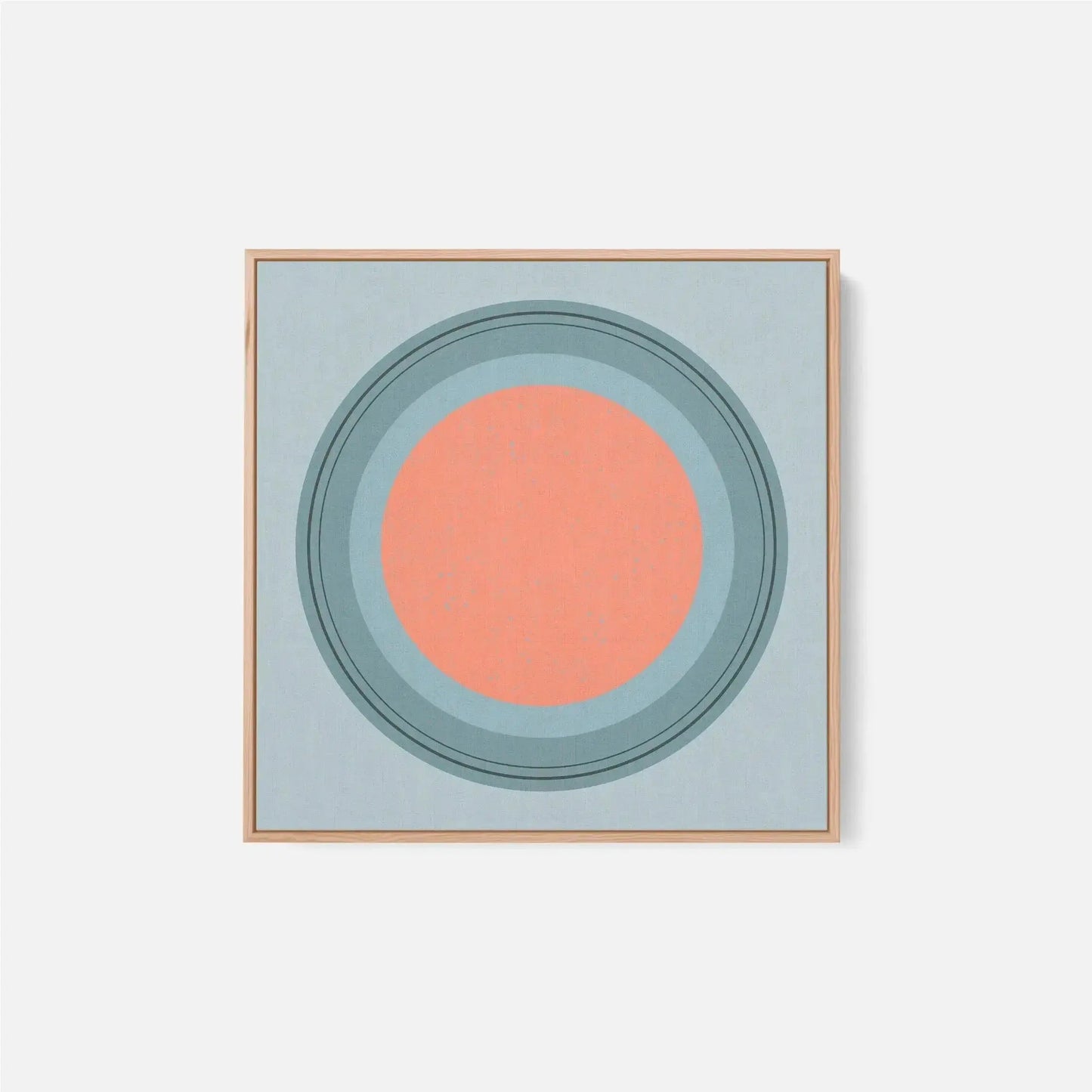 Floater Frame Circle XVII-Canvas Wall Art-New Visual Things