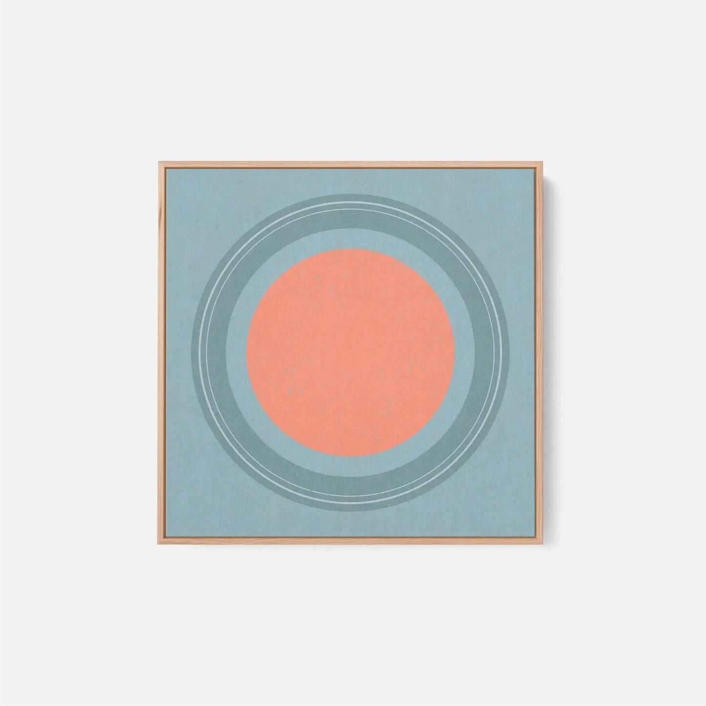 Floater Frame Circle XVIII-Canvas Wall Art-New Visual Things