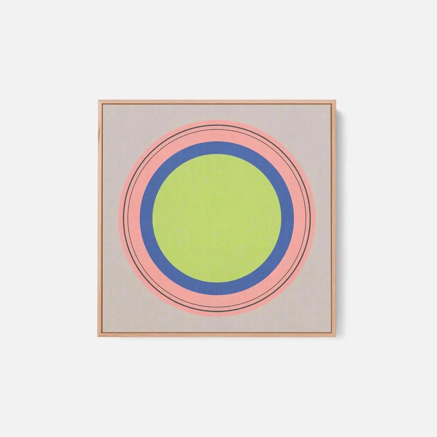 Floater Frame Circle XXII-Canvas Wall Art-New Visual Things