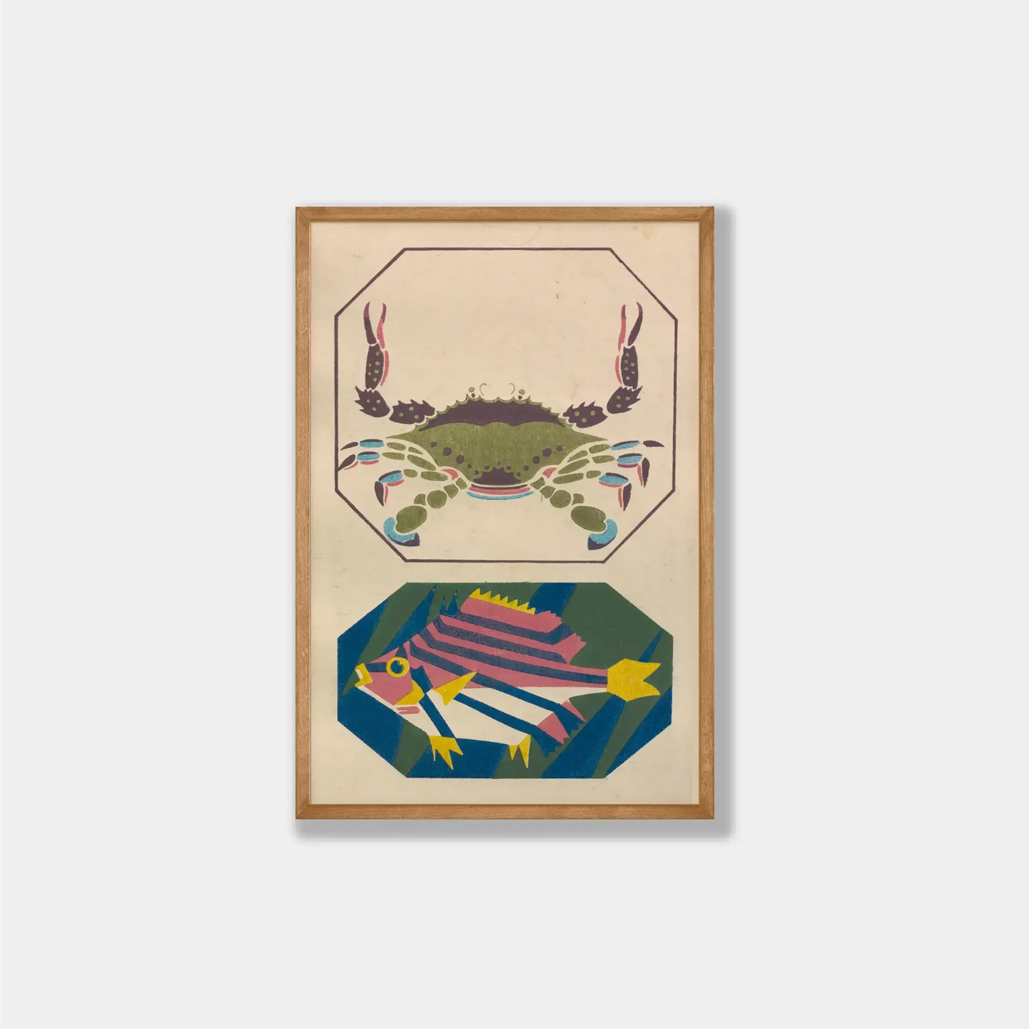 Vintage Sea Life Japanese Art Print-Art Prints-New Visual Things