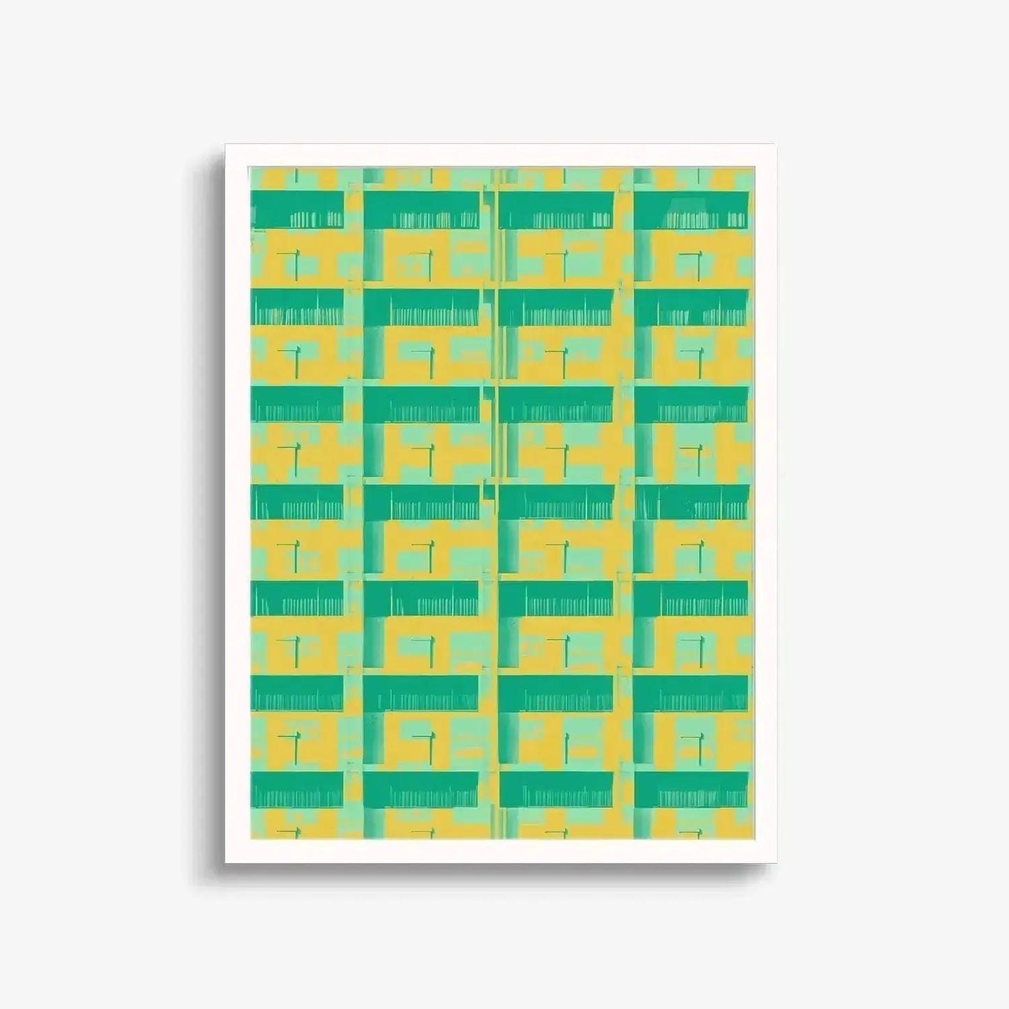 Architectural Facade Modern Art Print-Art Prints-New Visual Things