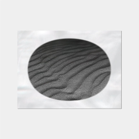 Black Dune Ovoid Art Print