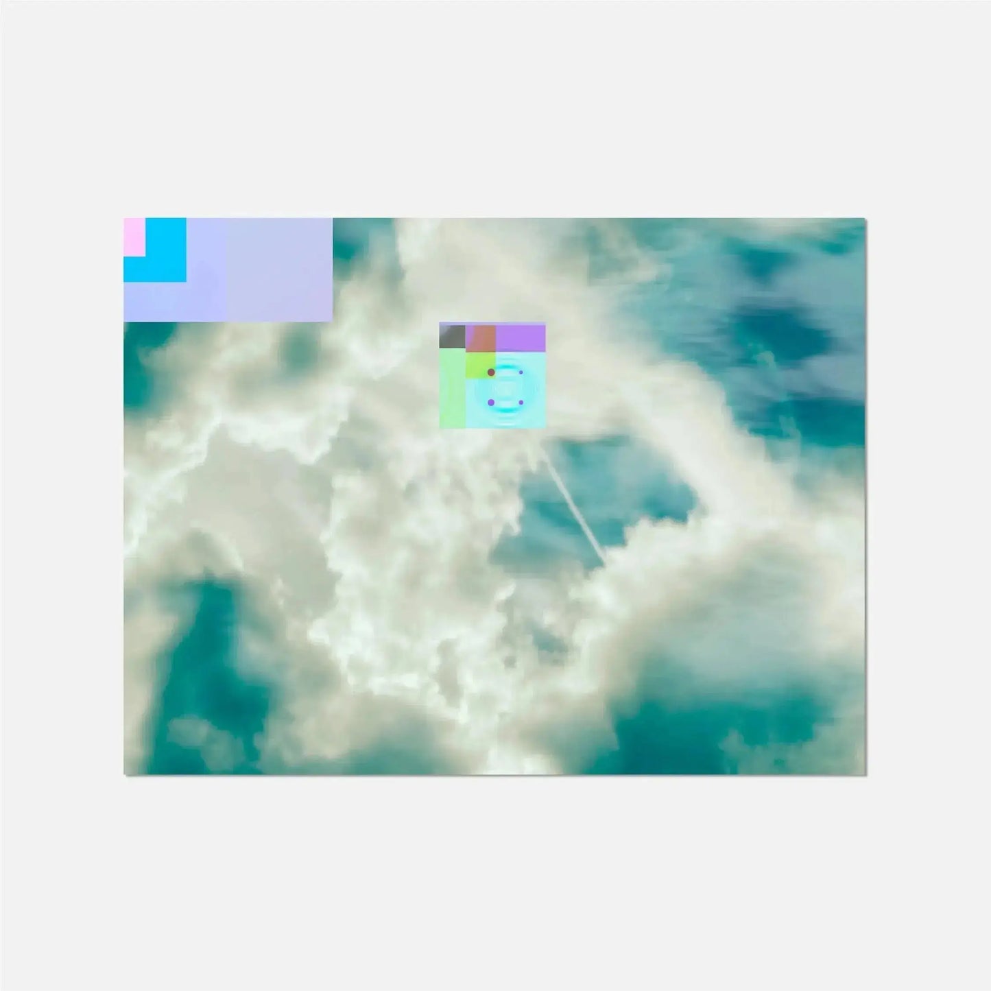 Cloud Glitch Photo Art Print-Art Prints-New Visual Things