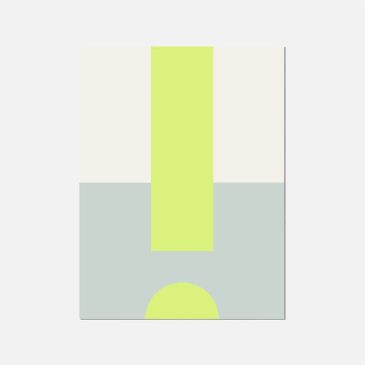 Exclamation II Geo Art Print New Visual Things