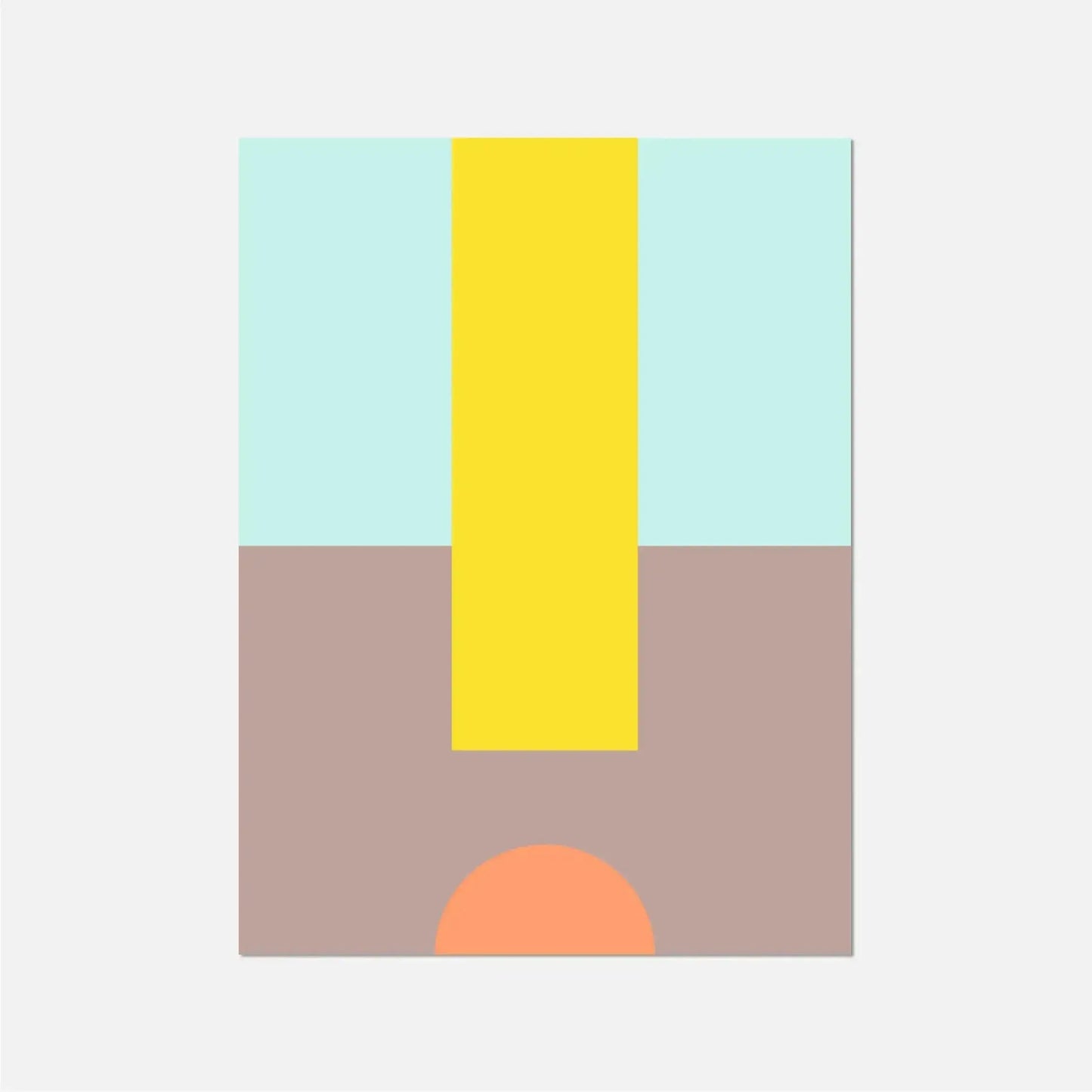 Exclamation IX Geo Art Print-Art Prints-New Visual Things