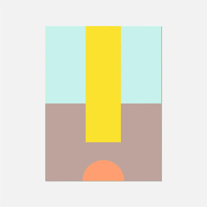 Exclamation IX Geo Art Print-Art Prints-New Visual Things