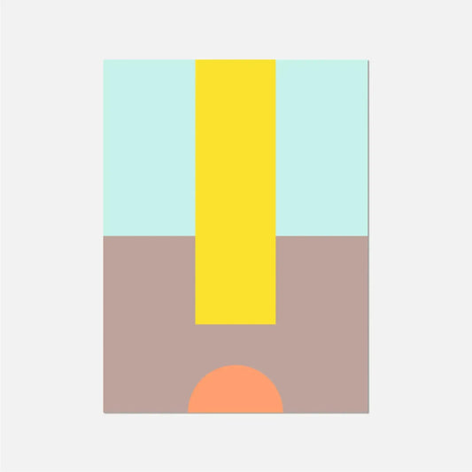 Exclamation IX Geo Art Print-Art Prints-New Visual Things