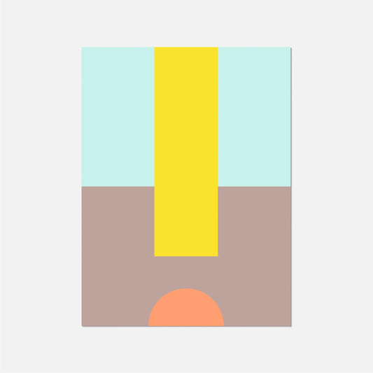 Exclamation IX Geo Art Print New Visual Things