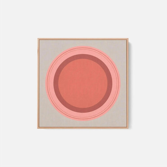 Floater Frame Circle II-Canvas Wall Art-New Visual Things