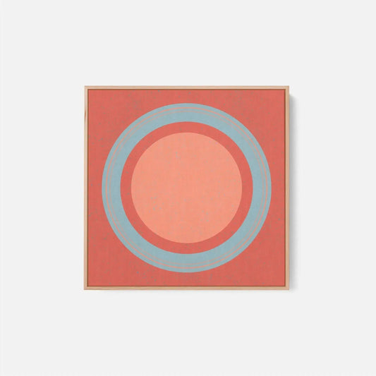 Floater Frame Circle XV-Canvas Wall Art-New Visual Things