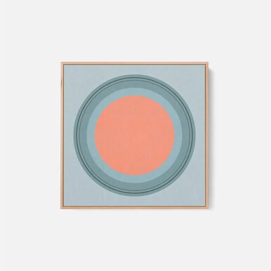 Floater Frame Circle XVII-Canvas Wall Art-New Visual Things