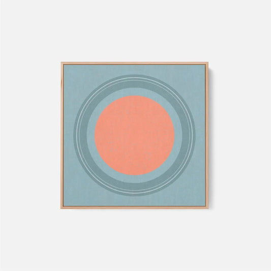 Floater Frame Circle XVIII-Canvas Wall Art-New Visual Things