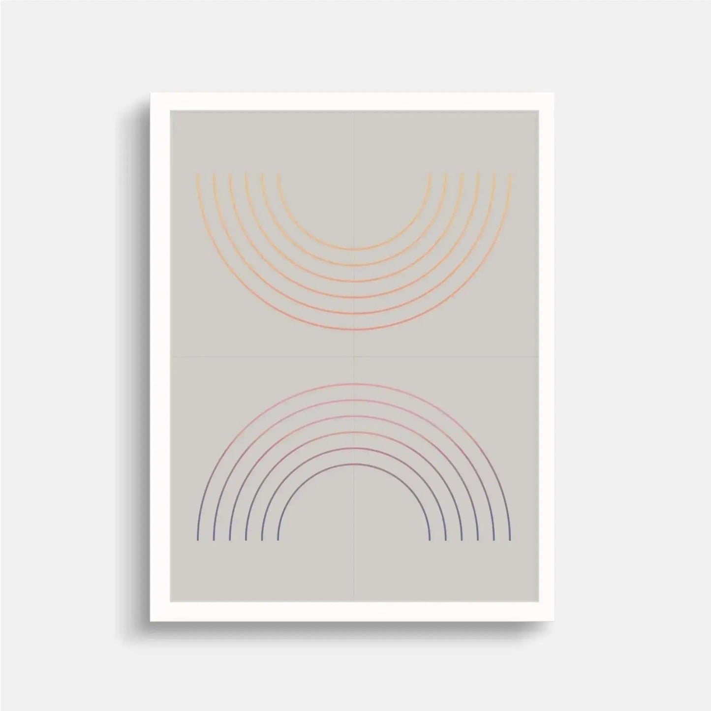 Geo Arch Gradient Art Print-Art Prints-New Visual Things