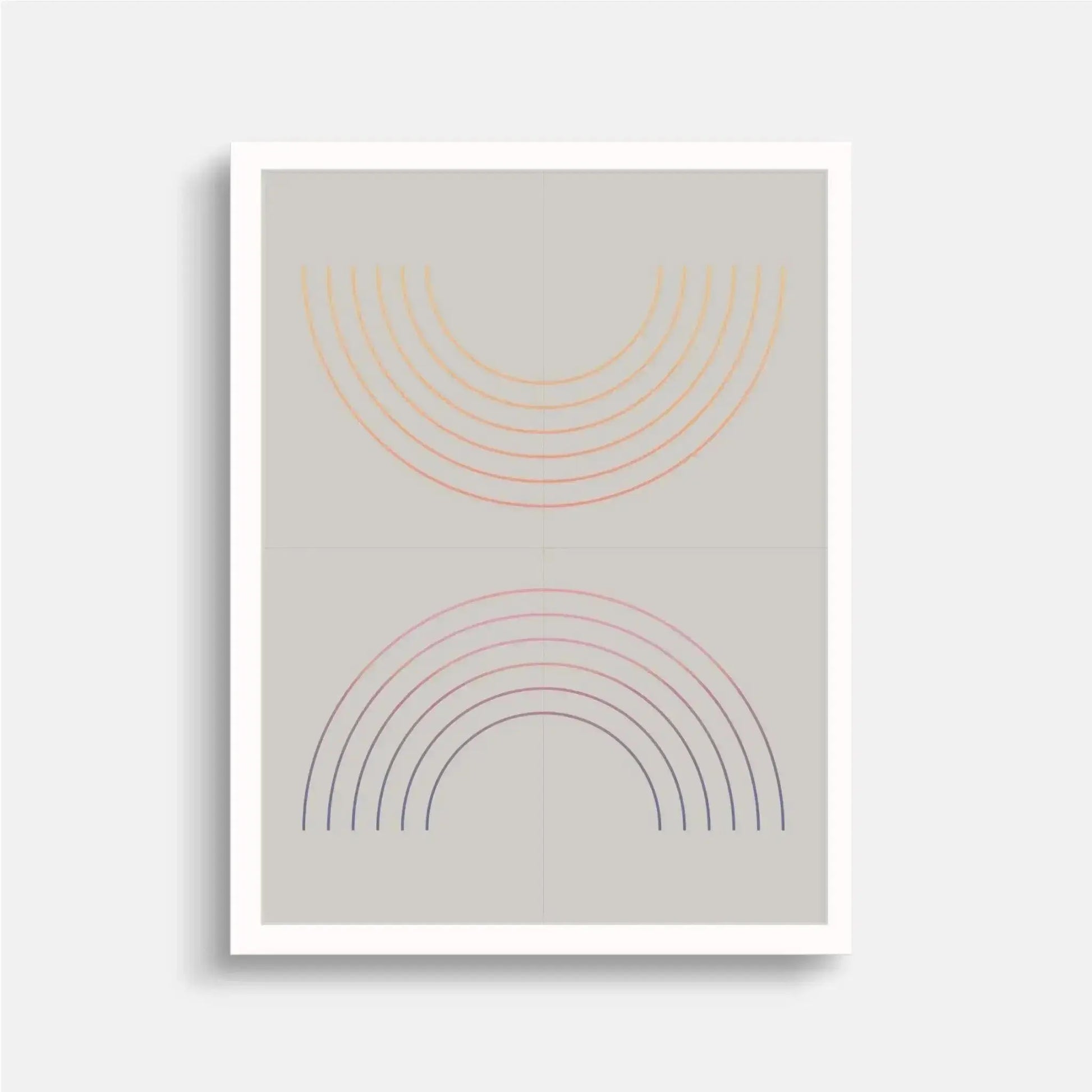 Geo Arch Gradient Art Print-Art Prints-New Visual Things