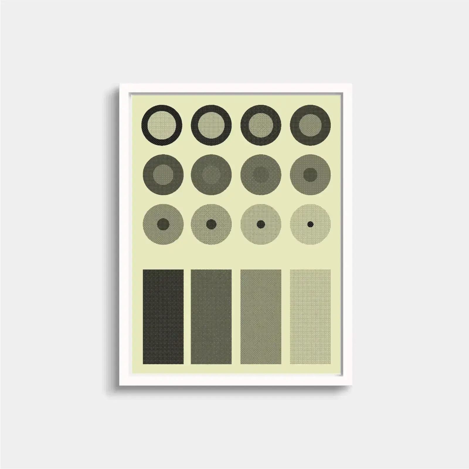 Geo Dither Art Print-Art Prints-New Visual Things