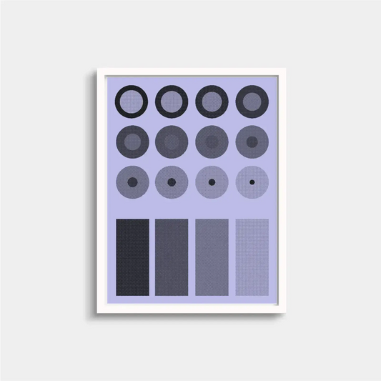 Geo Dither II Art Print-Art Prints-New Visual Things