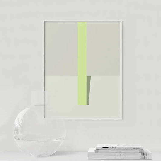 Geo Stripe Art Print New Visual Things