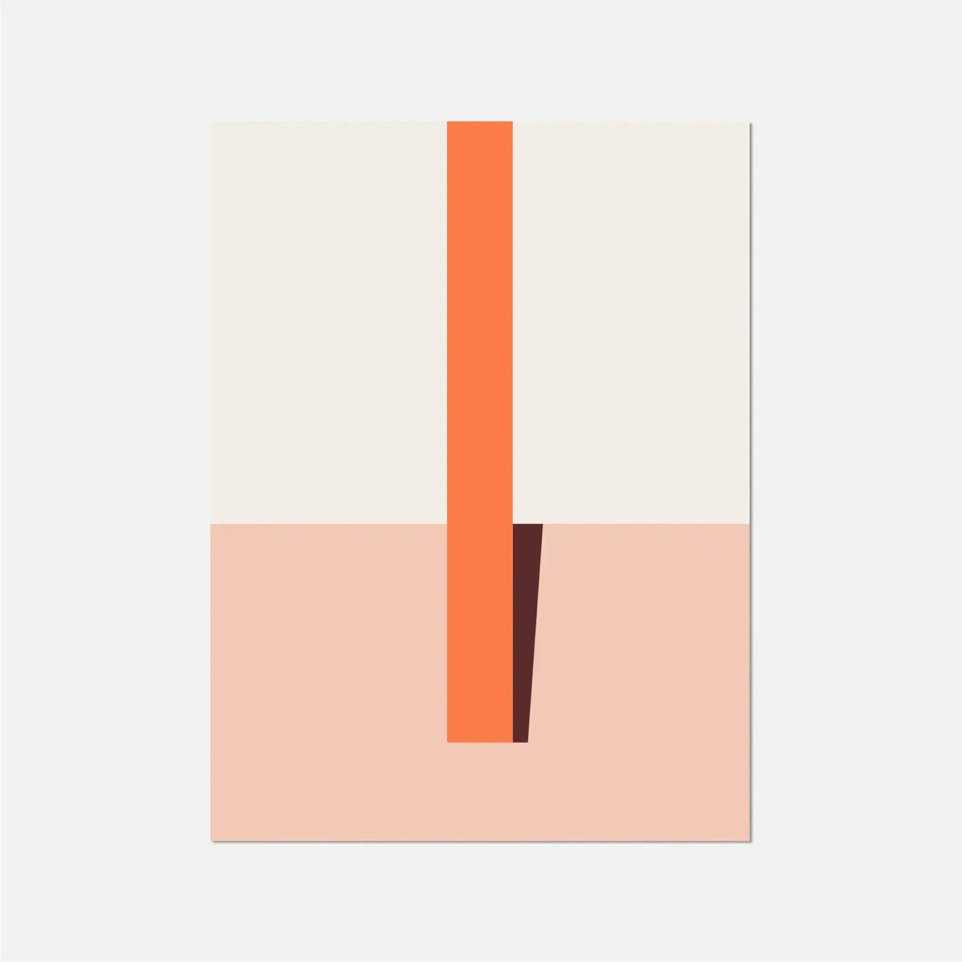 Geo Stripe Art Print V-Art Prints-New Visual Things