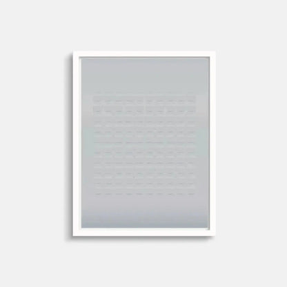 Gray Panel Grid Art Print-Art Prints-New Visual Things