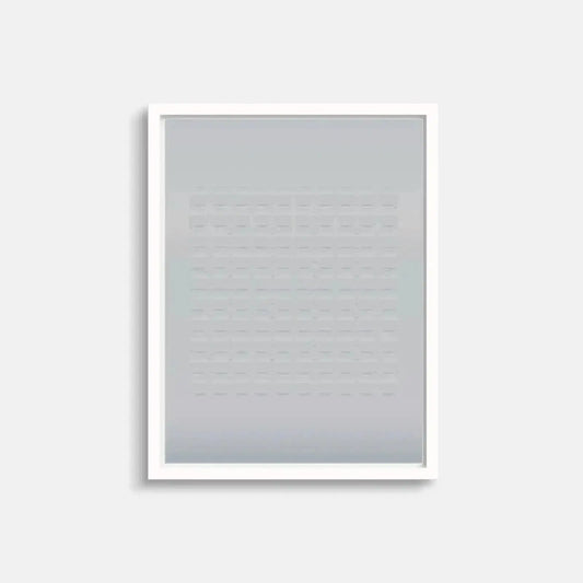 Gray Panel Grid Art Print-Art Prints-New Visual Things