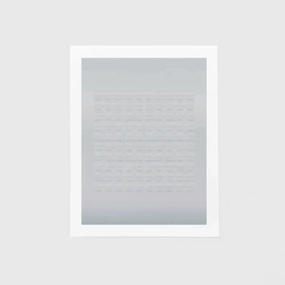 Gray Panel Grid Art Print-Art Prints-New Visual Things