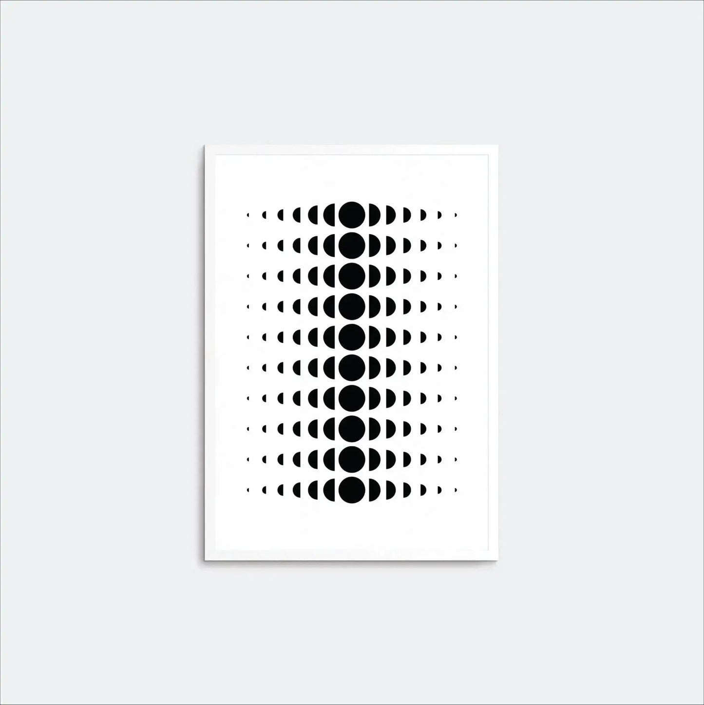 Minimal Moon Phase Wall Art Art Print-Art Prints-New Visual Things