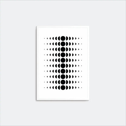 Minimal Moon Phase Wall Art Art Print-Art Prints-New Visual Things