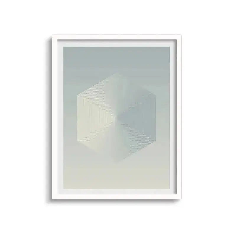 Moiré Zen Focal Point Fine Art Print-Art Prints-New Visual Things