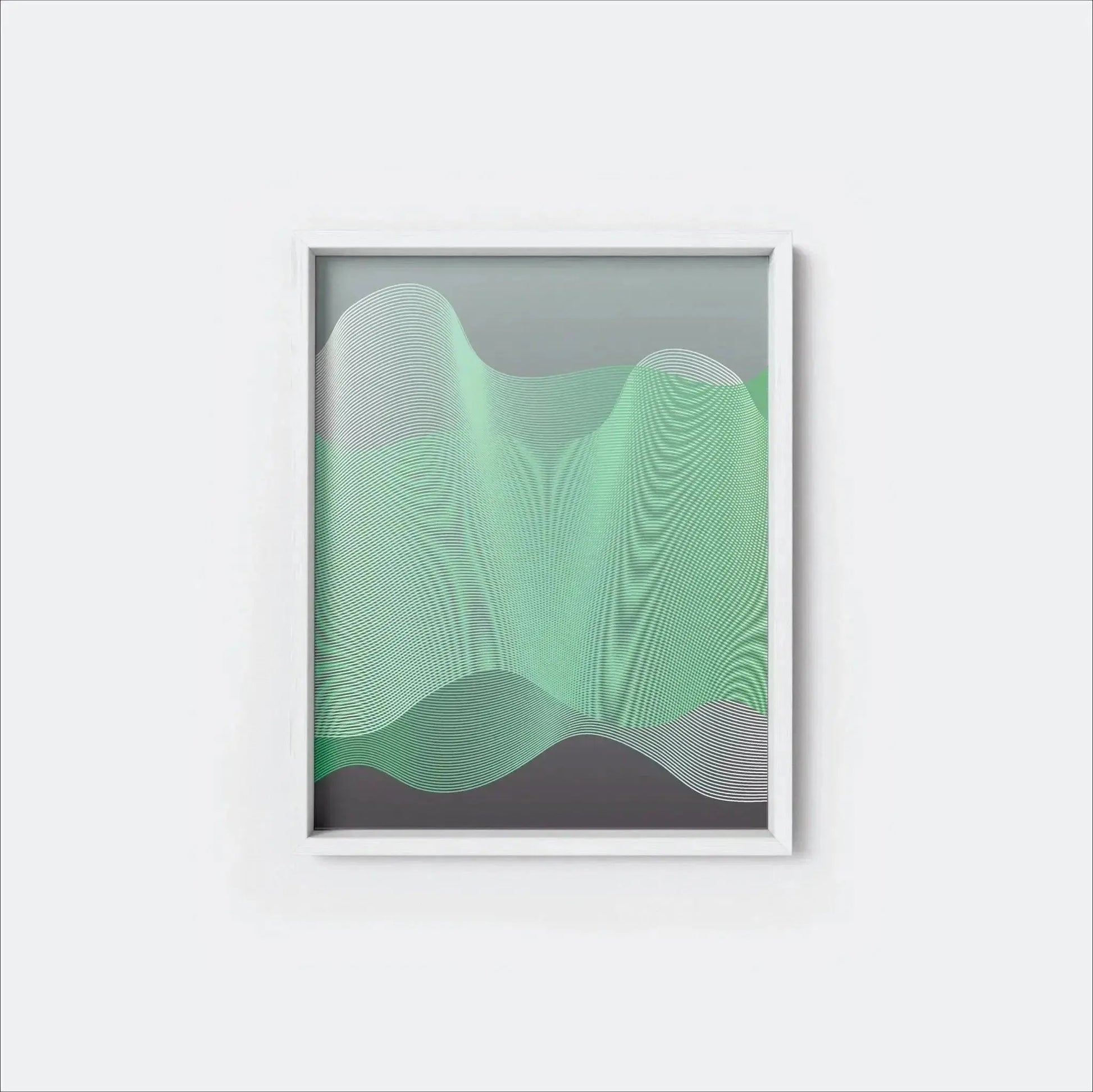 Moiré Zen Waves Fine Art Print-Art Prints-New Visual Things