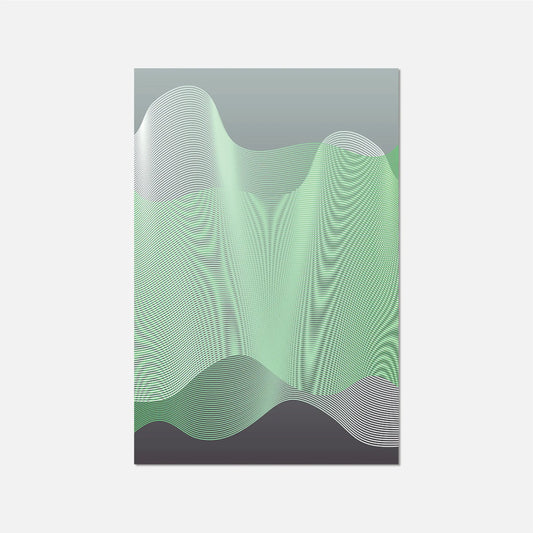 Moiré Zen Waves Fine Art Print New Visual Things