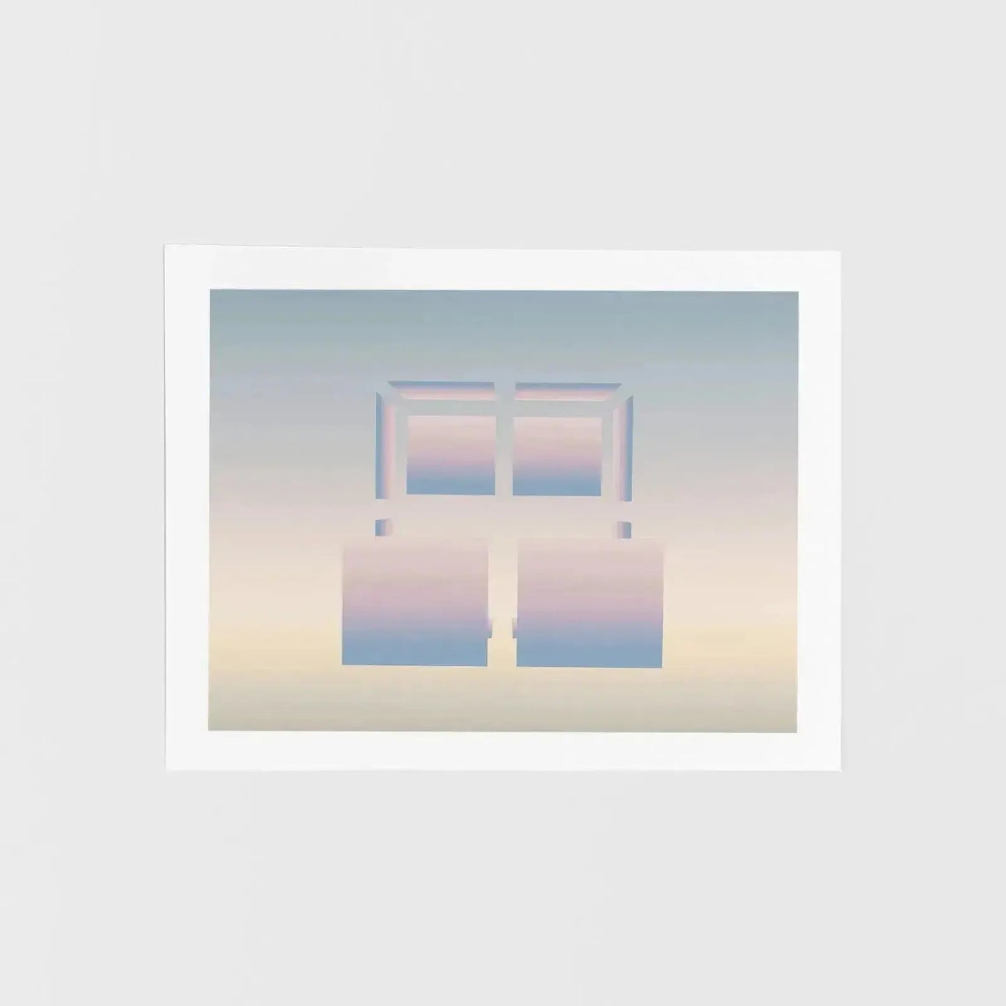 Ombre Framework Art Print-Art Prints-New Visual Things