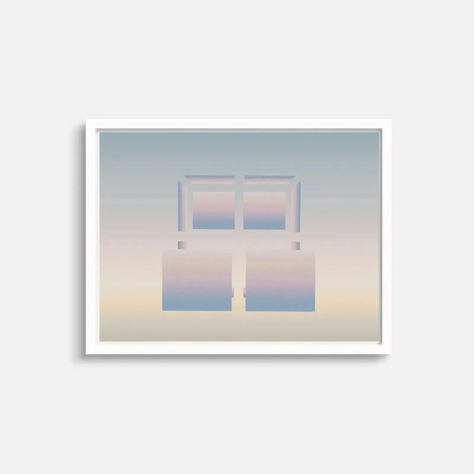 Ombre Framework Art Print-Art Prints-New Visual Things