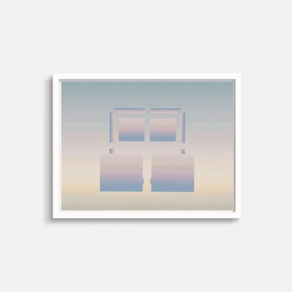 Ombre Framework Art Print-Art Prints-New Visual Things