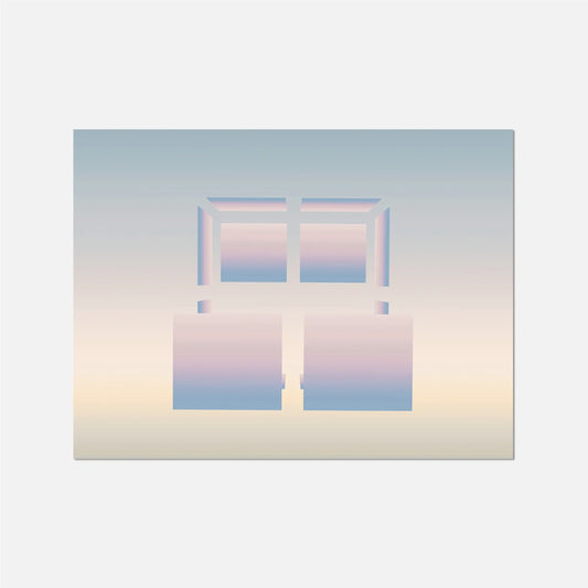 Ombre Framework Art Print New Visual Things