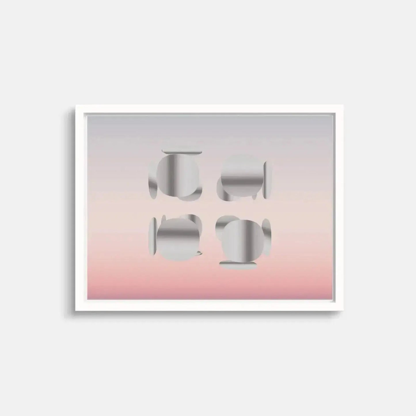 Ombre Frill Horizon Art Print-Art Prints-New Visual Things