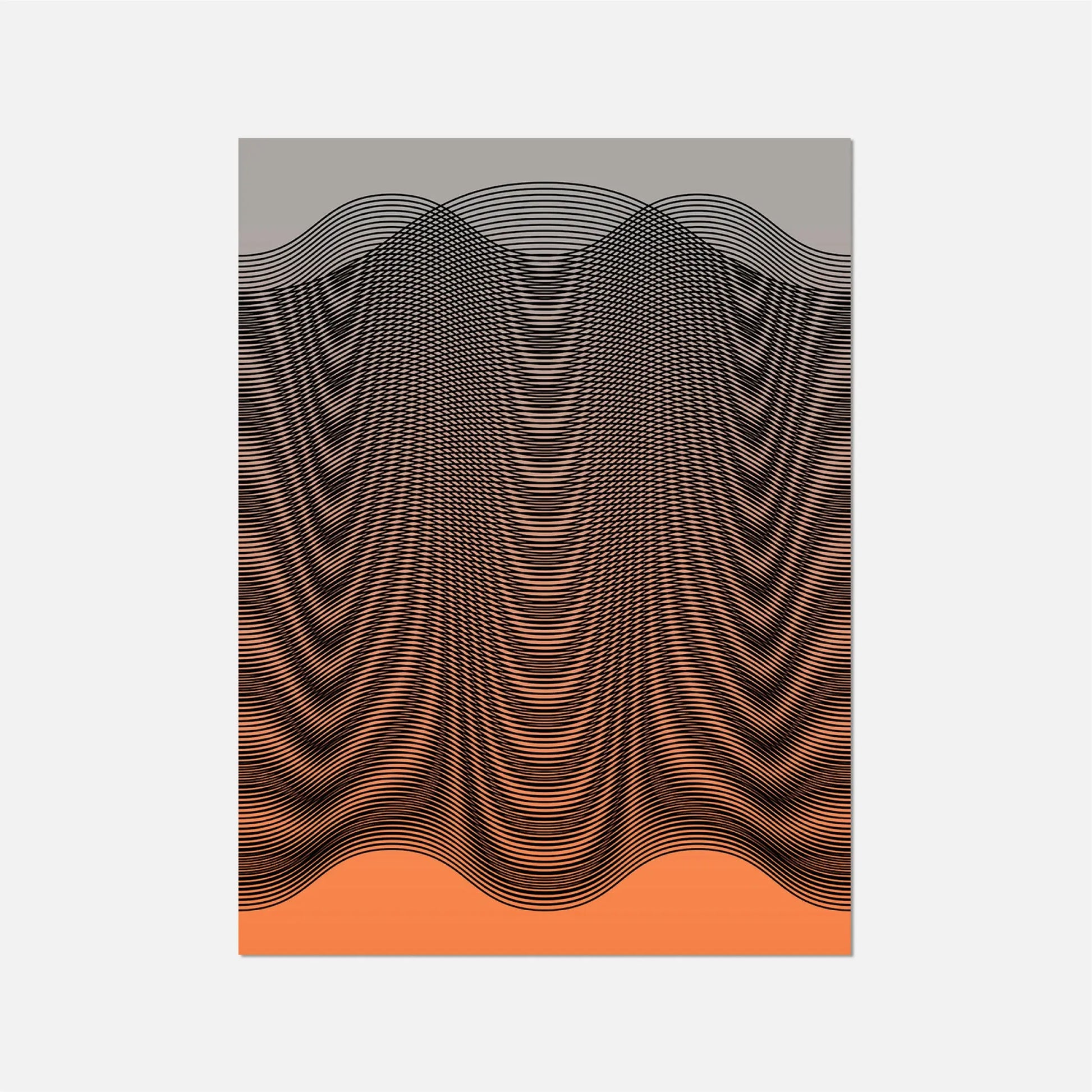 Orange Float Art Print New Visual Things