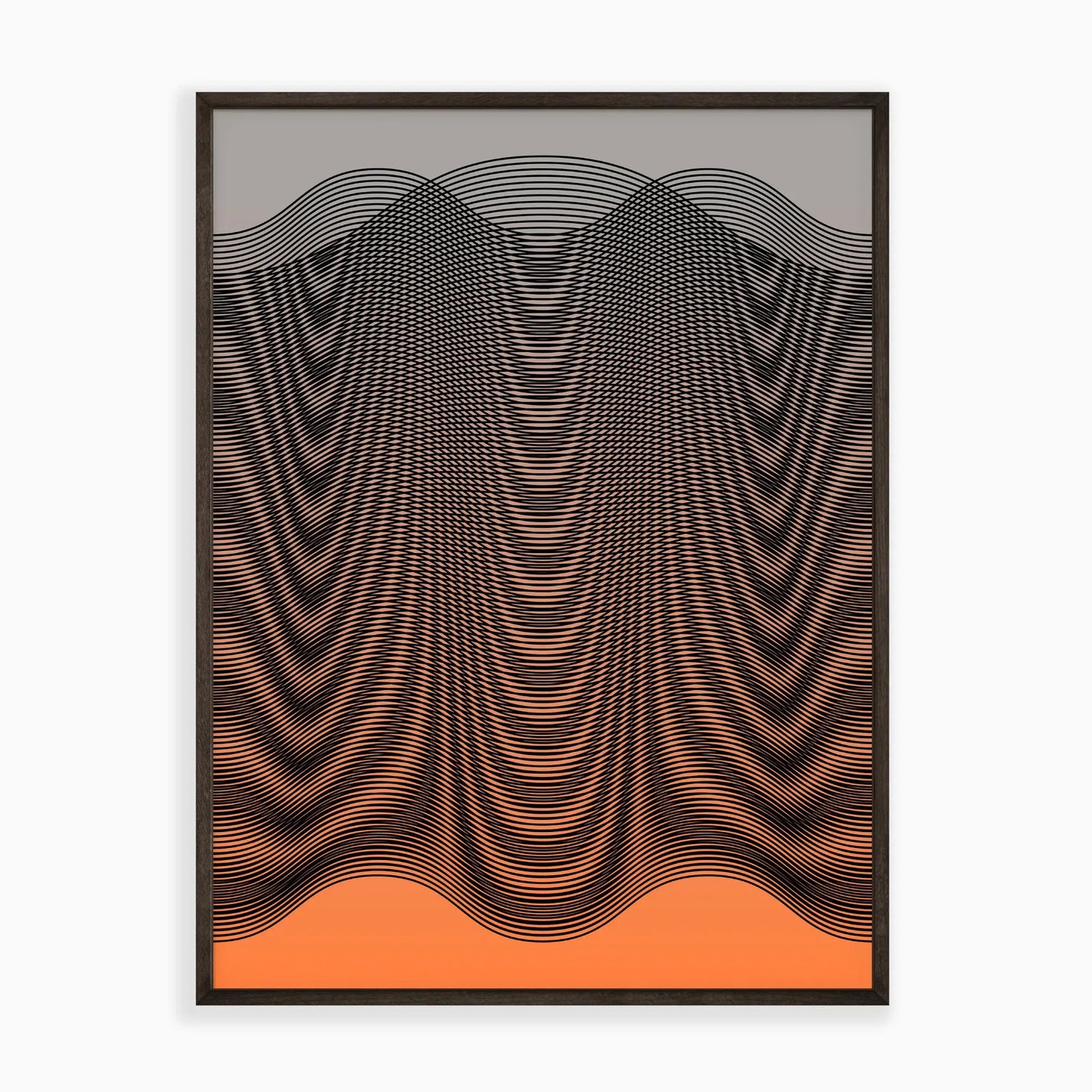 Orange Float Art Print New Visual Things