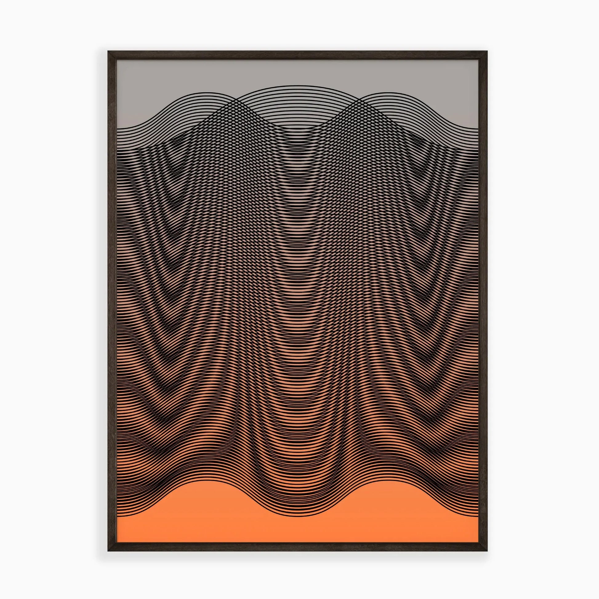 Orange Float Art Print New Visual Things