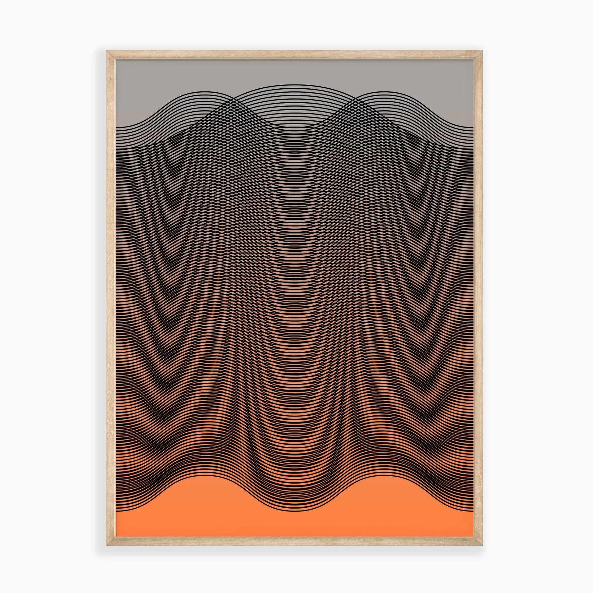 Orange Float Art Print New Visual Things