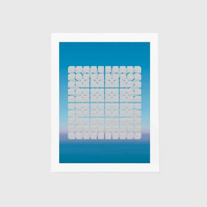 Skyline Panel Grid Art Print-Art Prints-New Visual Things