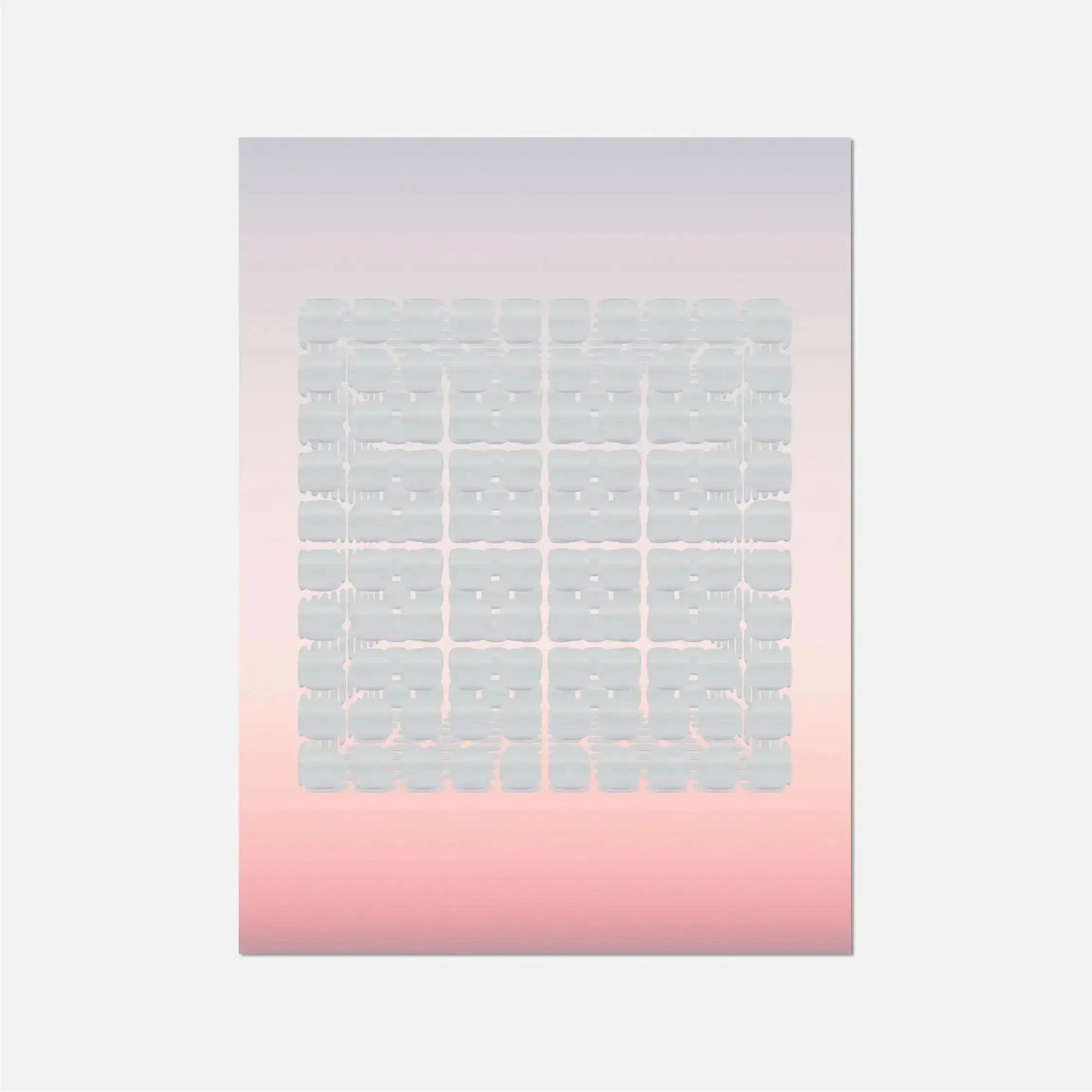 Sundown Panel Grid Art Print-Art Prints-New Visual Things