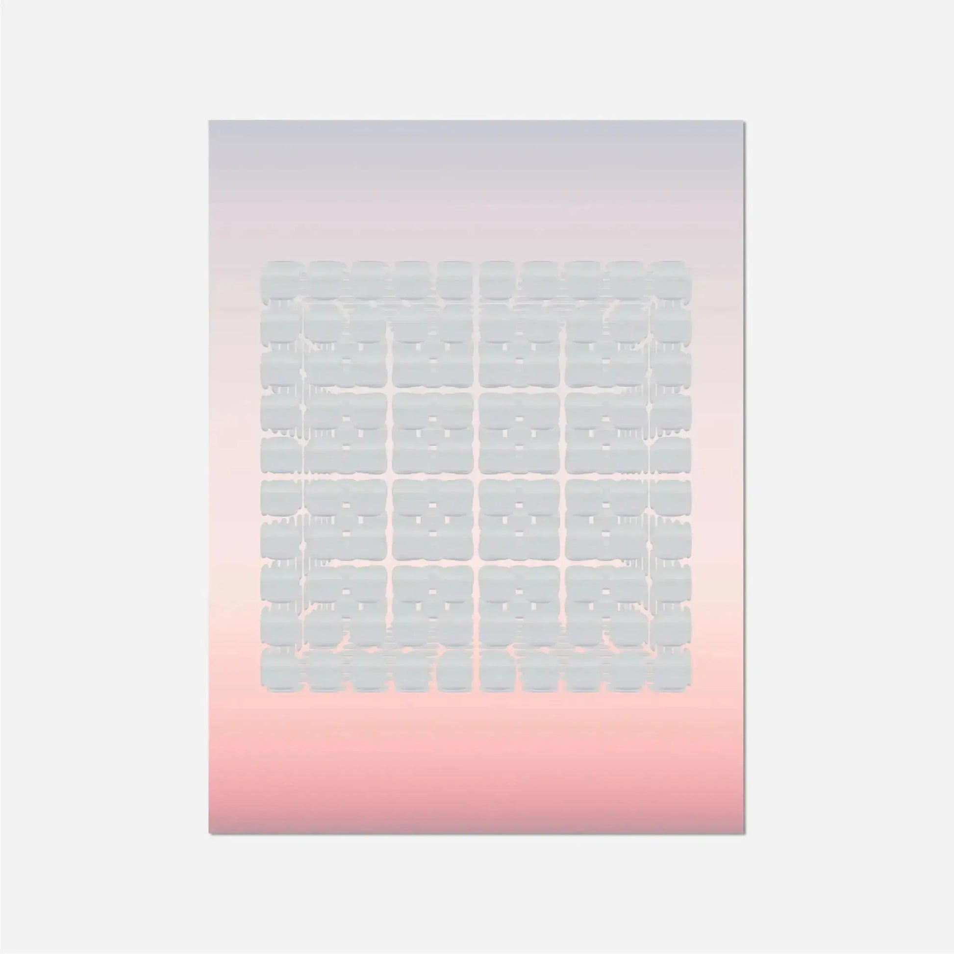 Sundown Panel Grid Art Print-Art Prints-New Visual Things