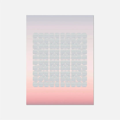 Sundown Panel Grid Art Print-Art Prints-New Visual Things