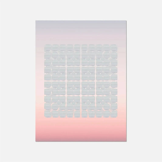 Sundown Panel Grid Art Print-Art Prints-New Visual Things