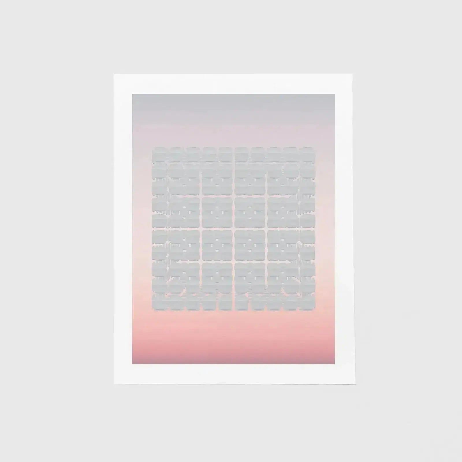 Sundown Panel Grid Art Print-Art Prints-New Visual Things