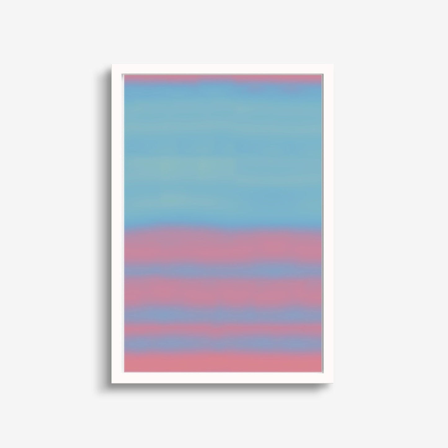 Color Bands Art Print, Color Field Art